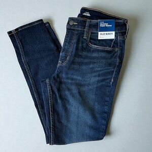 Old Navy Women's Skinny Jeans - Dark Blue